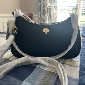 Kate Spade Black Crescent Shoulder Bag